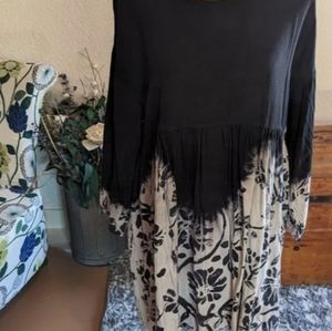 Black simple sexy apron big skirt 23322